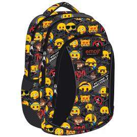 Emoji iskolatáska, hátizsák 3 rekeszes- Emojiville