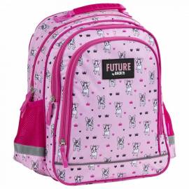 Backup Kutyás anatómiai iskolatáska Pink Buldog