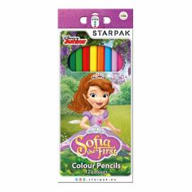Szófia hercegnő színes ceruza készlet 12 db-os – Starpak
