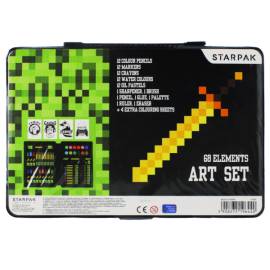 Starpak 68 részes rajzkészlet – Pixel Game Green