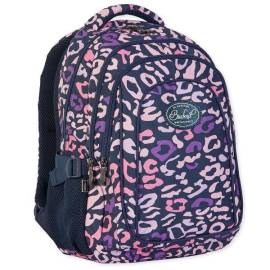 Budmil design iskolatáska, hátizsák – lila-pink