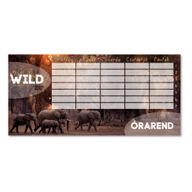 Ars Una órarend – The Eyes of the Wild – elefántos