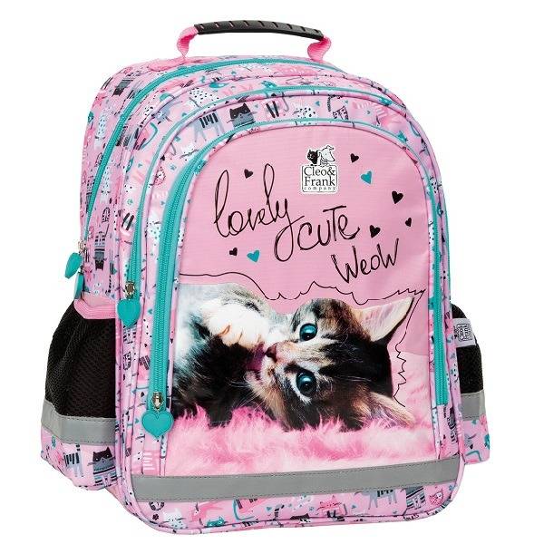 Cleo és Frank cicás iskolatáska hátizsák – Cat MeoW