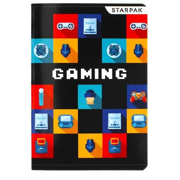Starpak A5-ös kockás füzet – Gaming