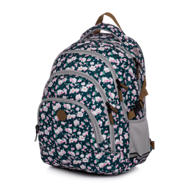 OXYBAG virágos ergonomikus iskolatáska hátizsák – Magnolie