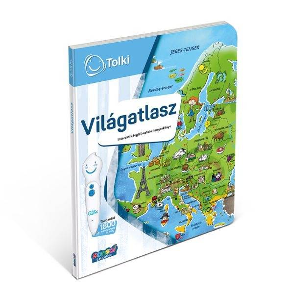 Tolki Interaktív foglalkoztató könyv – Világatlasz