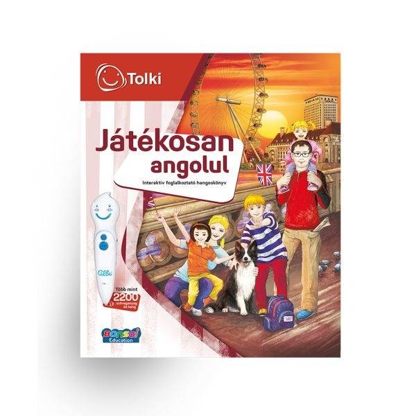 Tolki Interaktív foglalkoztató könyv – Játékosan angolul