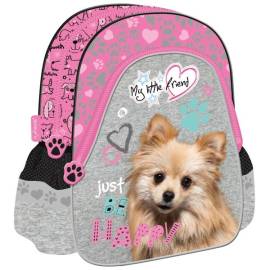 My Little Friend kisméretű kutyás hátizsák – Pink dog