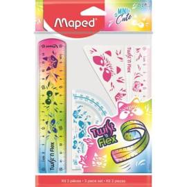 Maped flexibilis vonalzó készlet 15 cm-es – Mini Cute