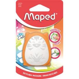 Stresszoldó radír 1 db-os – Mini Cute narancs