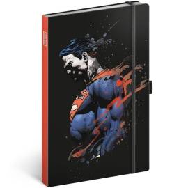 Superman jegyzetfüzet A5 – vonalas – fekete
