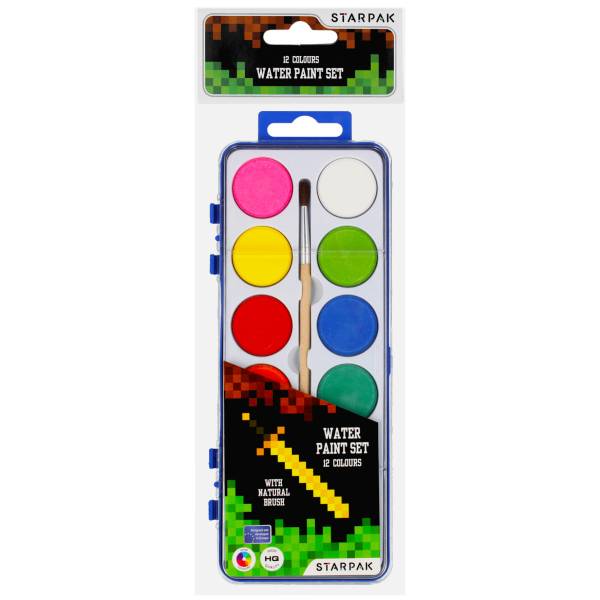 Starpak vízfesték 12 színű Pixel Game