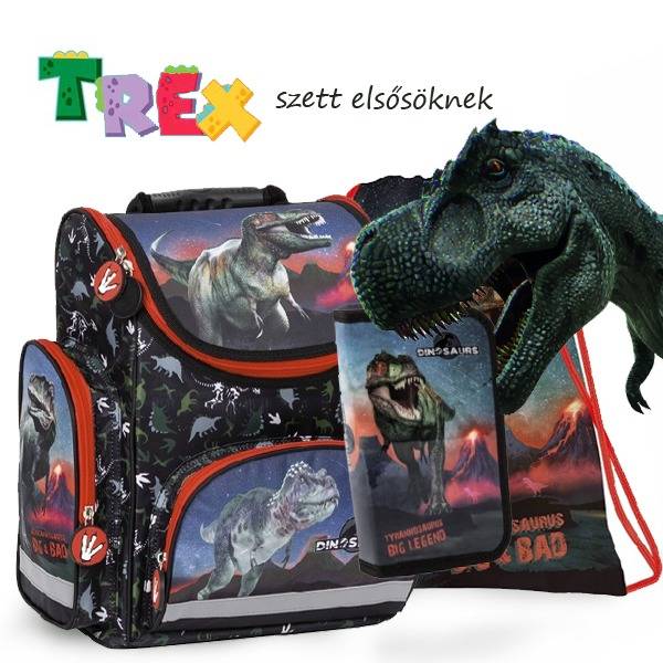 Dinoszauruszos iskolatáska SZETT - Big T-Rex