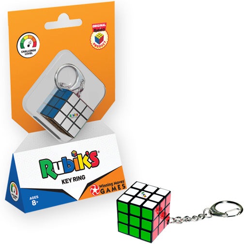 Rubik kocka kulcstartó akasztóval – Rubik’s