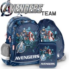 Avengers ergonomikus iskolatáska, hátizsák SZETT – TEAM
