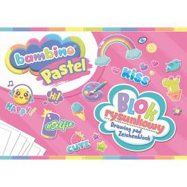 Bambino vázlatfüzet, rajztömb 20 lapos A4-es – Pasztell