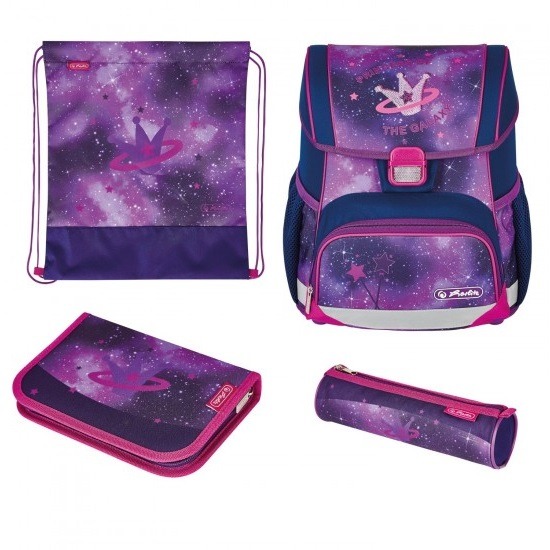 Herlitz Loop Plus iskolatáska szett - Galaxy Princess