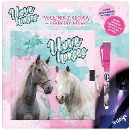 Lovas titkos napló UV tollal - Love horses