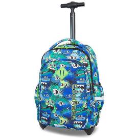 CoolPack gurulós iskolatáska JUNIOR - Wiggly Eyes Blue