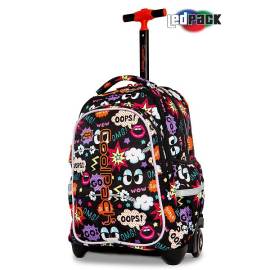 CoolPack gurulós iskolatáska Junior LED világítással - Comics