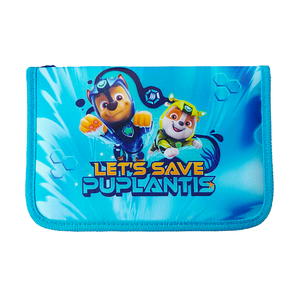 Mancs őrjárat kihajtható tolltartó - Aqua Pups