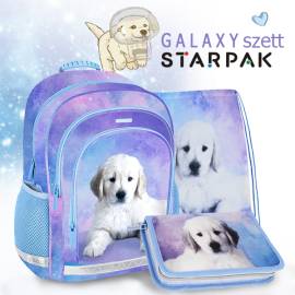 Kutyás iskolatáska, hátizsák szett GALAXY - Starpak