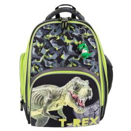 Dinoszauruszos ergonomikus iskolatáska, hátizsák T-REX - Bambino