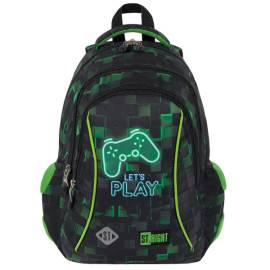 St. Right ergonomikus iskolatáska, hátizsák 39 cm - Dark Game
