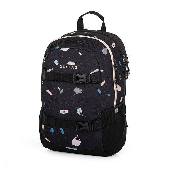 OXYBAG ergonomikus iskolatáska hátizsák - Paint Dots
