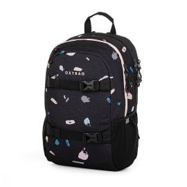 OXYBAG ergonomikus iskolatáska hátizsák - Paint Dots