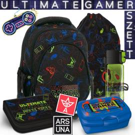 Ars Una iskolatáska SZETT 5 részes - Ultimate Gamer II.