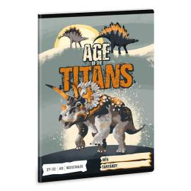Ars Una A5-ös kockás füzet - Age of Titans