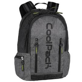 CoolPack iskolatáska hátizsák IMPACT - Fekete-szürke