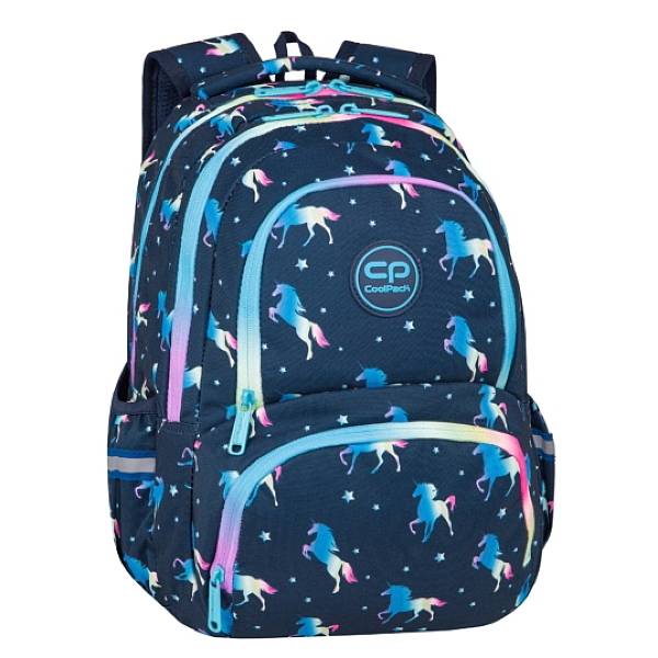 CoolPack unikornisos iskolatáska hátizsák hőtárolós zsebbel - Blue