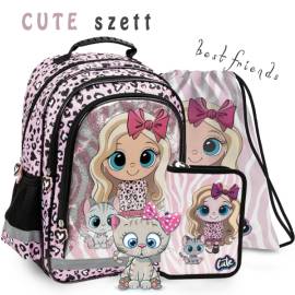 Best Friends iskolatáska hátizsák SZETT - Cute