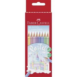 Faber-Castell 10 db-os színes ceruza készlet - pasztell
