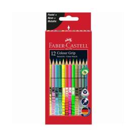 Faber-Castell 12 db-os színes ceruza készlet - Colour Grip