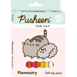 Pusheen Cat cicás filctoll 12 db-os készlet