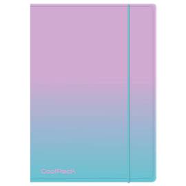 Coolpack PP gumis mappa A4-es - Gradient Blueberry