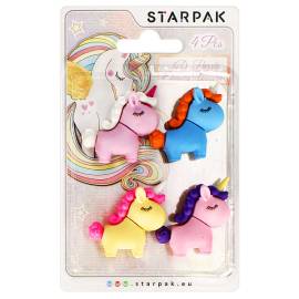 Starpak puzzle radír 4 db-os - Unikornisok