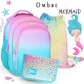 Starpak iskolatáska, hátizsák SZETT - Ombre Mermaid 2