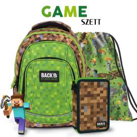 BackUp iskolatáska hátizsák SZETT- Game III.