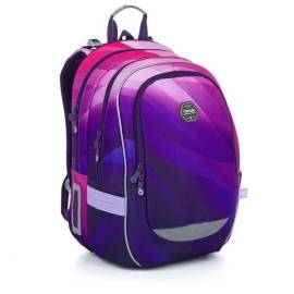 TOPGAL ergonomikus iskolatáska hátizsák CODA - Purple Waves