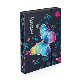 OXYBAG pillangós füzetbox A5 Jumbo - Flowers