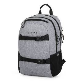 OXYBAG ergonomikus iskolatáska hátizsák - Grey Melange