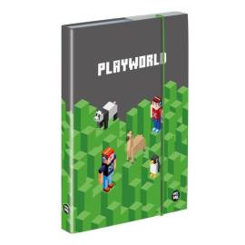 OXYBAG füzetbox A4 Jumbo - Playworld Grey
