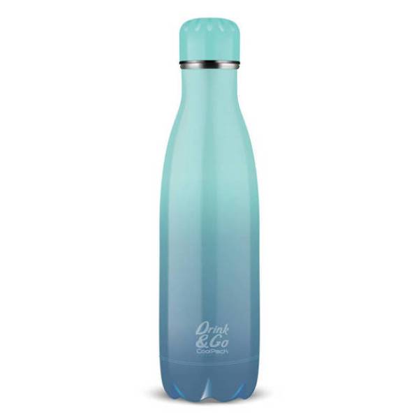 Coolpack Drink & Go fém kulacs, termosz 500ml - Gradient Blue Lagoon